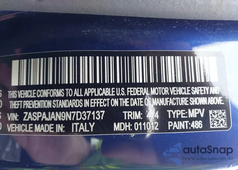 2022 Alfa Romeo Stelvio z USA, uszkodzony, nr VIN ZASPAJAN9N7D37137